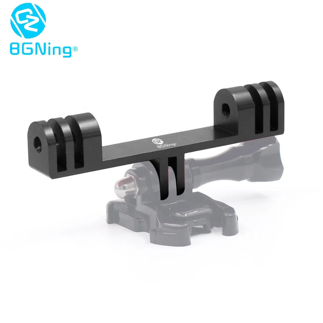 Bgning dual connector halterung für insta360 one led licht halterung für gopro hero 13 12 11 10 dji action 4 3 videokamera