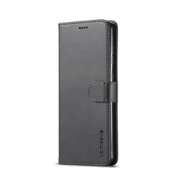 Luxury Leather Wallet Flip Phone Case - Premium Design and Elegant Protection for Samsung A02s (Black)