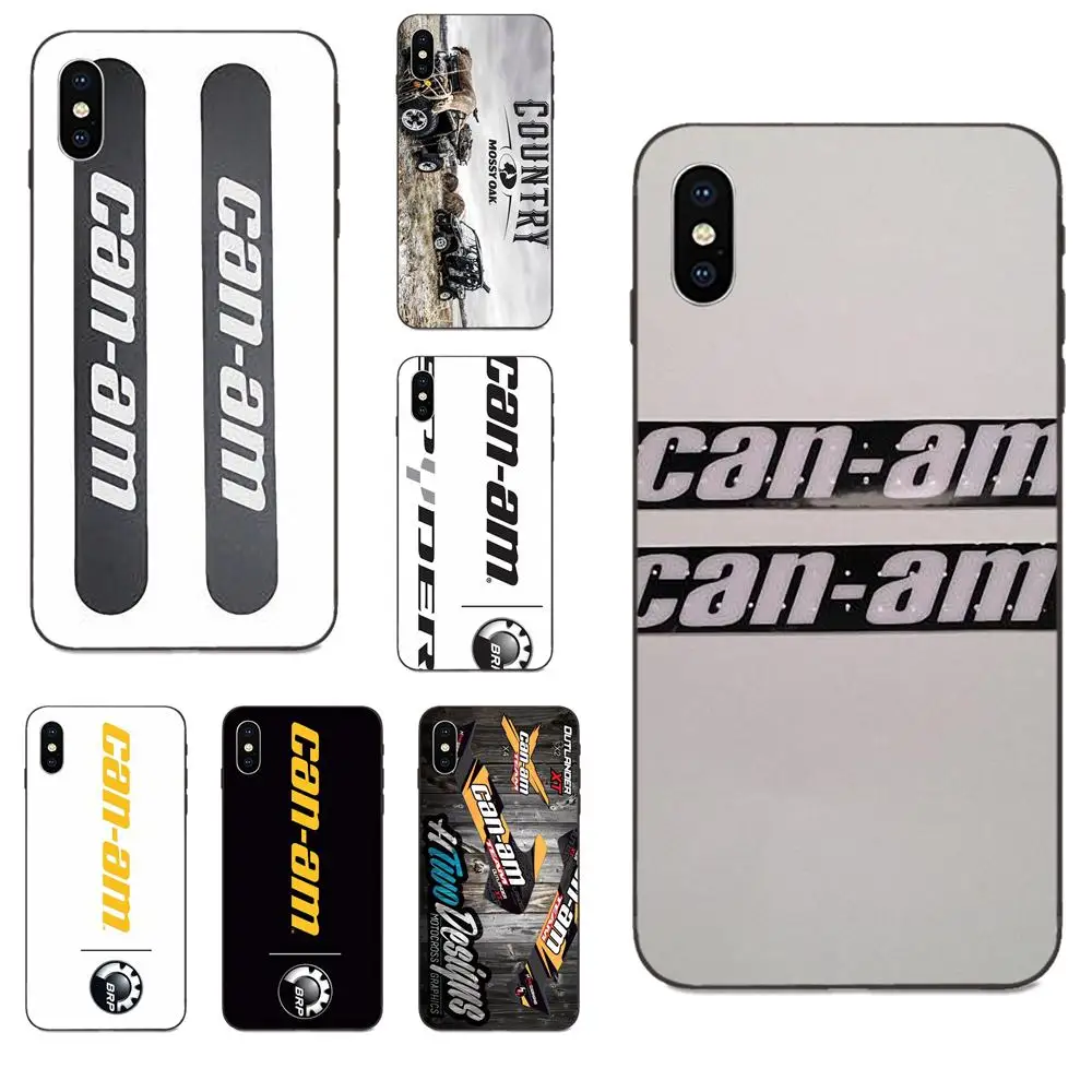 

Soft Silicone TPU Black Cell Phone Case Cover For Brp Can Am Can-am Team For Apple iPhone 4 4S 5 5S SE 6 6S 7 8 Plus X XS Max XR