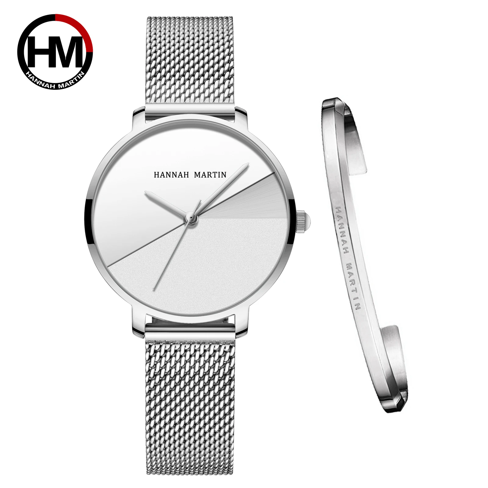 

Personality Design Contrast Color Bracelet Watch Women Japan Quartz Stainless Steel Band Wristwatches Waterproof Ladies Gift