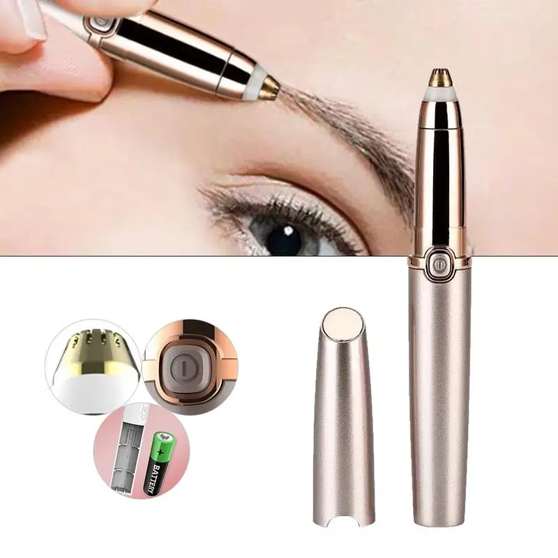 Mini Female Electric Portable Lipstick Shape Depilator Face Body Armpit Hair Removal Epilator Bikini Eye Brow Epilator 30