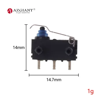 

1pc original car micro motion switch 3 feet with handle D2HW-FL291D sealed waterproof dust button tact switch for Opel Astra H