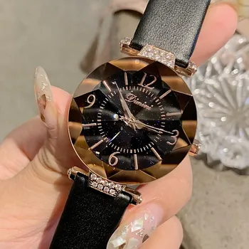 

Dimini Top Brand Luxury Quartz Watches Fashion Women Wristwatch Casual Ladies Watch Elegant Starry Sky Dial Watch Reloj Mujer