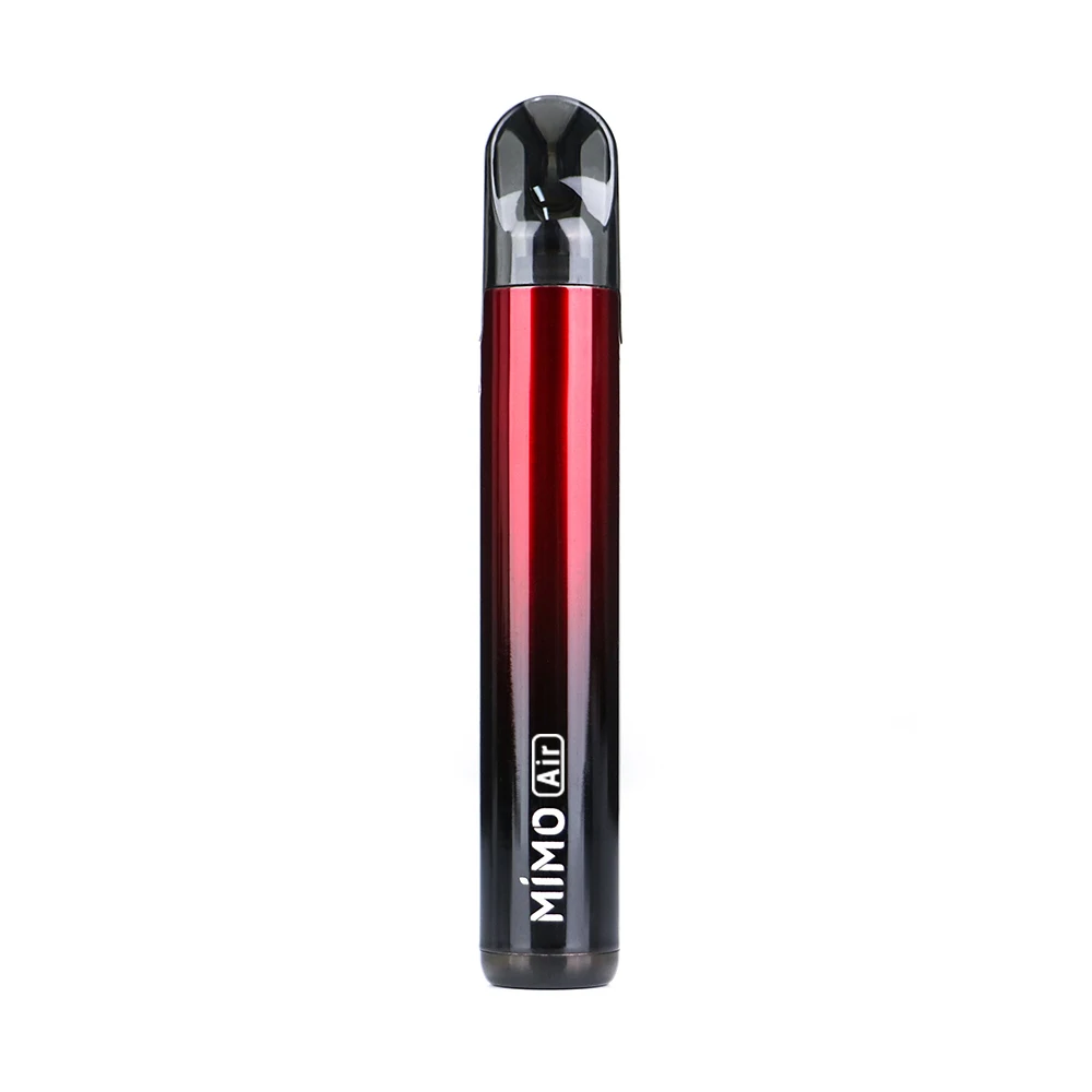2 шт.! G-TASTE Mimo Air Starter Kit Pod Vape ручка 450 мАч боковая заправка Pod картридж 1,3 мл распылитель 1,4/1,8 Ом катушка Vape комплект - Цвет: Black hit red