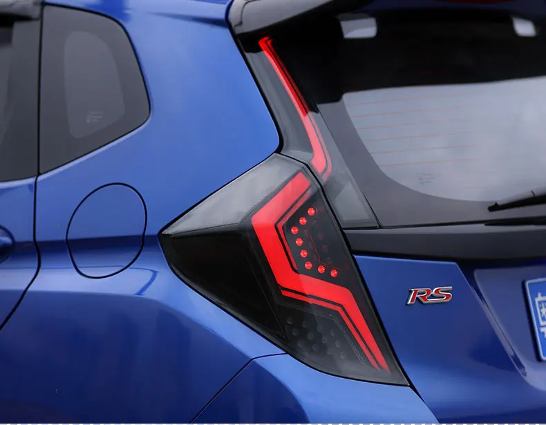 Автомобильный Стайлинг задние фонари для Honda Jazz Fit- светодиодные задние фонари задние противотуманные фары задние фары DRL+ тормоз+ Парк+ Сигнальные огни