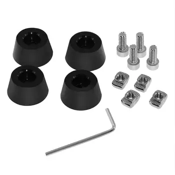 

New 4 Sets Antivibration Feet For i3 MK3 Printer Kit Anti-vibration Rubber Landing Mat Feet For 2020 Profile 3D Printer Parts