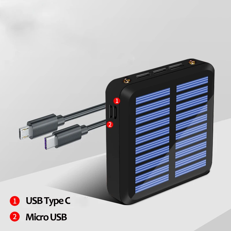 best powerbanks Mini Solar Large Capacity 80000mAh Power Bank Phone Charger Portable Fast Charging External Battery for IPhone Xiaomi Samsung best portable phone charger