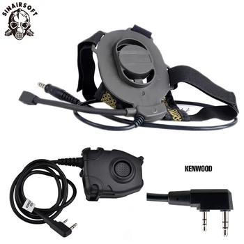 

Element Z Tactical Bowman Elite II Headset For Kenwood Midland Wearable Earphone Pins PTT Military Z-TAC Airsoft Hunting Comtac