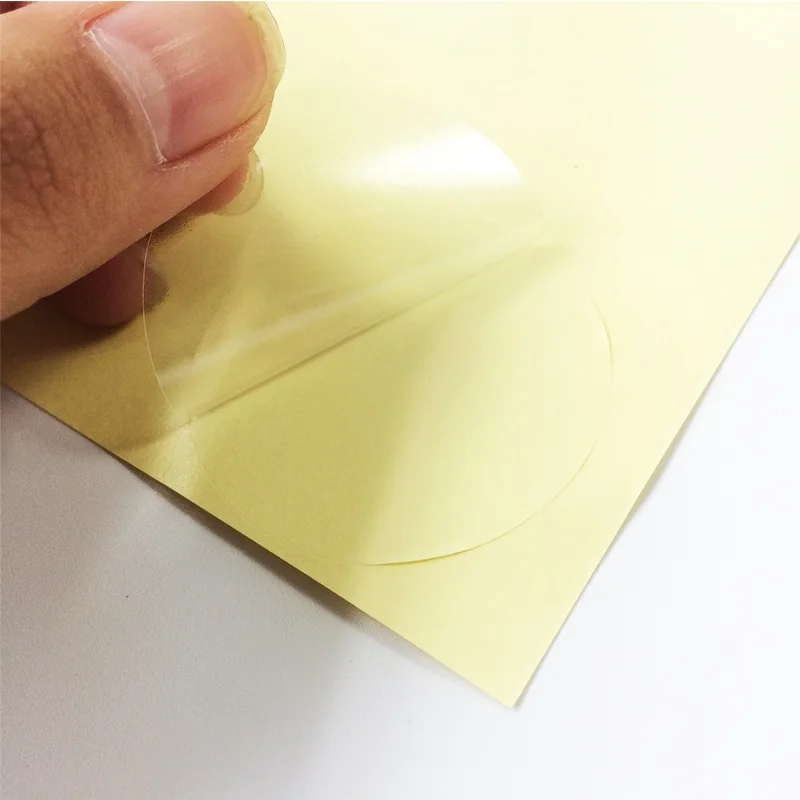 

240pcs/lot Clear Gift seal label diameter Transparent stickers DIY Multifunction Sticker for Gift Packing Round PVC 40MM