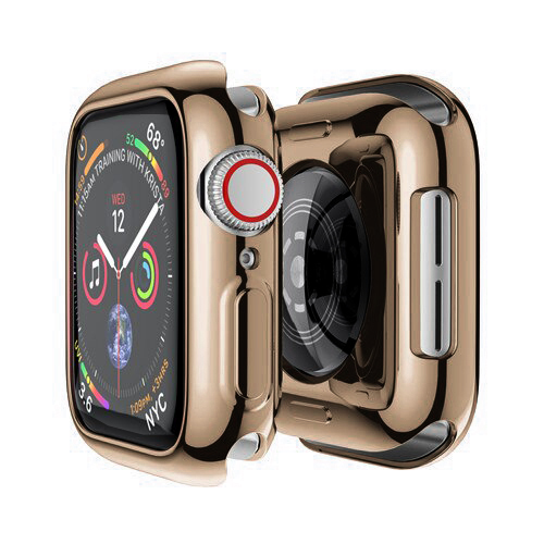 for Apple Watch Case 44mm/40mm 42mm/38mm Accessories soft All-around TPU bumper Screen Protector iWatch Series SE 3 4 5 6