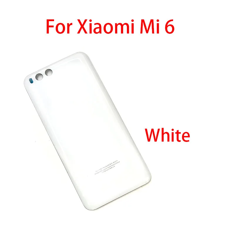 Mi 6 White 5 шт./лот для Xiaomi mi 6 mi 6 Note 3 Note3 батарея задняя крышка стекло задняя дверь замена наклейка на жилье клей - Цвет: Mi 6 White