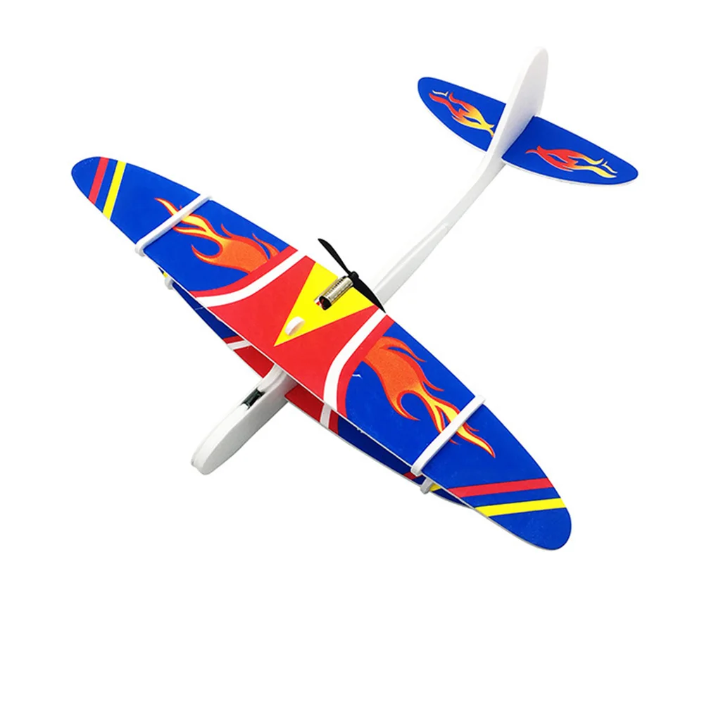 Электрический самолет ручной бросок usb зарядка модель биплана GyroplaneToy автомобиль вращающаяся плоскость дети подарок модель гироскопирования
