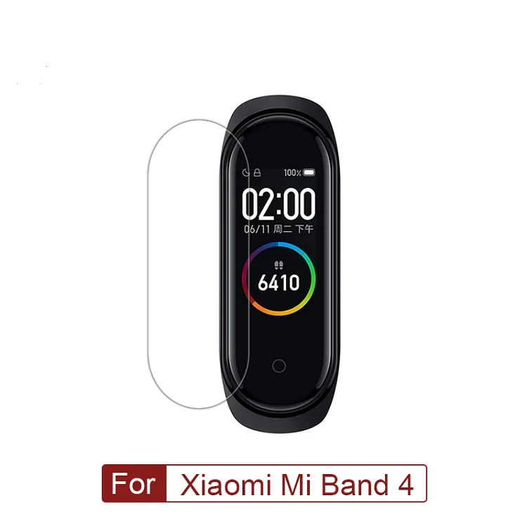 NILLKIN для xiaomi mi band 4 защита экрана HD супер прозрачная 6 Упаковка протектор экрана для xiaomi band 4 глобальная версия протектор