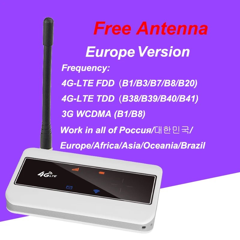 TIANJIE MF904 High Speed Unlocked 3G 4G Wifi Modem Router GSM UMTS WCDMA LTE FDD TDD Carfi Sm Card Car 