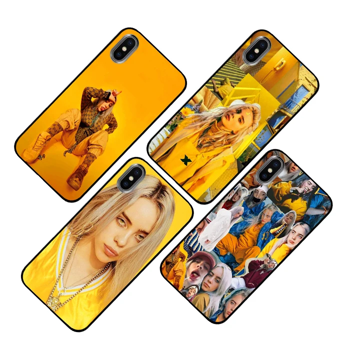 Billie Eilish черный чехол ТПУ чехол для iPhone 5 5S 6 6s 7 8 Plus X XS XR 11 Pro Max
