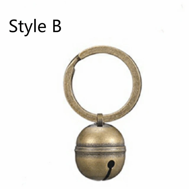 Cat Dog Collar Bells Brass Bells For Collar Dog Charm Bells Pet Pendant with Key Rings For Collars Necklace Pet Accessories 3