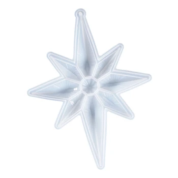 

Crystal Epoxy Resin Mold Anise Listed Pendant Casting Silicone Mould DIY Crafts Decoration Jewelry Making Tools