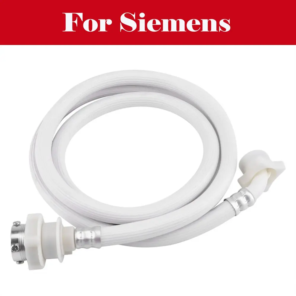 

Washing Machine Inlet Pipe Water Feed Fill Hose With 90 Degree Bend For Siemens WT36A201IN iQ300 WM12T460IN WM12P420IN