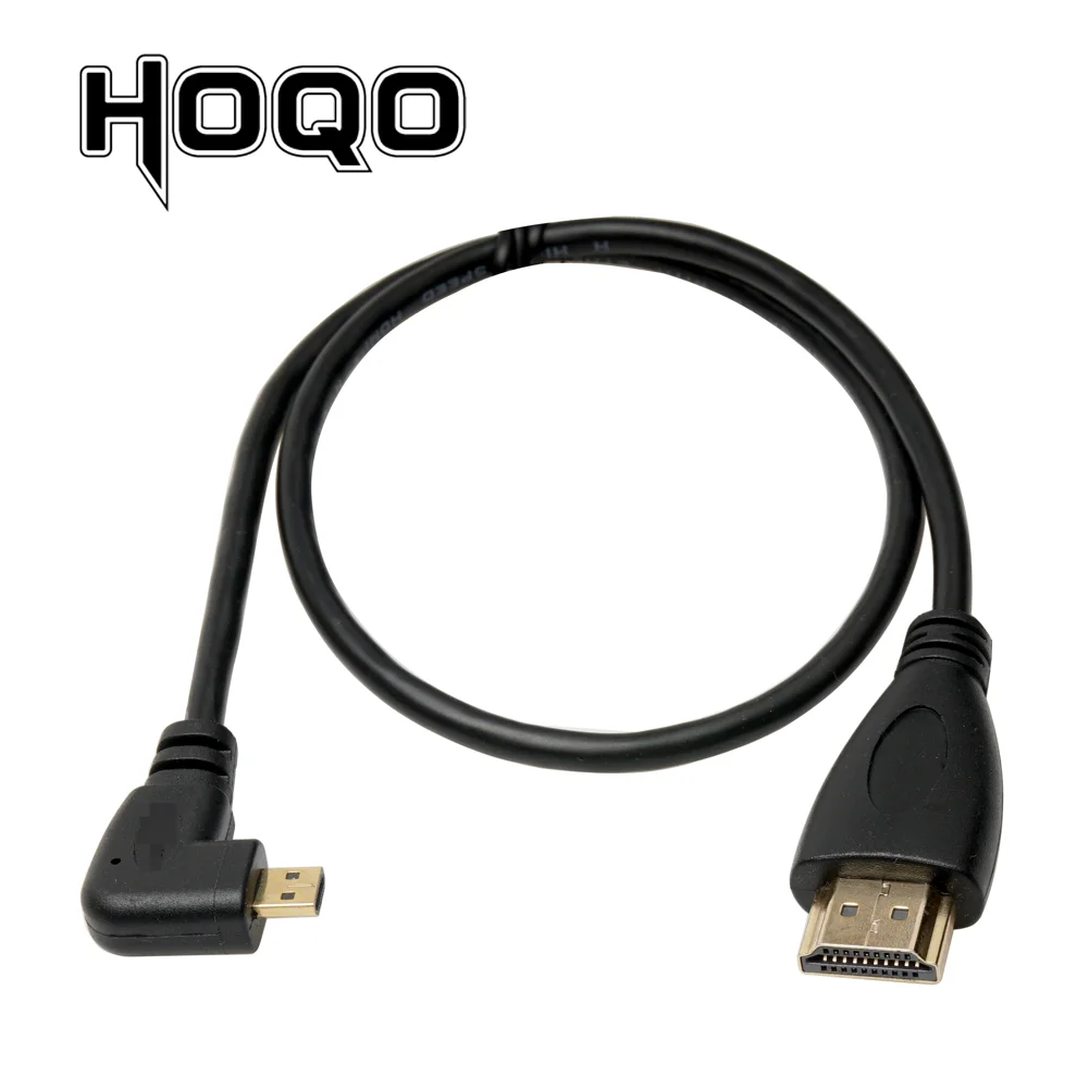 Совместимый с HDMI/Micro HDMI кабель левый правый угол 90 градусов Micro к для цифровых