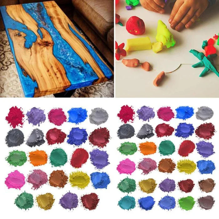 Cosmético do Sabão da Categoria da Tintura da Resina da Cola Epoxy do pó de Mica para o Sabão Faz a Fonte Corante Que 6 tintura da resina da cola epoxy do