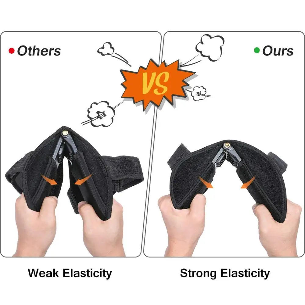  1 Pair Joint Support Knee Pad Breathable Non-slip Lift Pain Relief For Knee Power Spring Force Stab