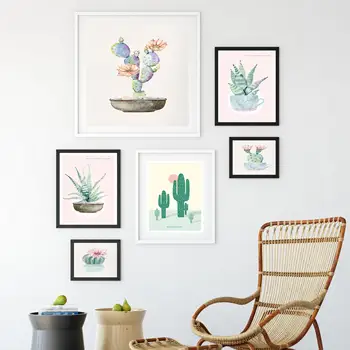 

Custom Poster Cactus#o Canvas Wall Art Picture Set Posters Home Decor Prints Abstract Prints for Room20-0923-13