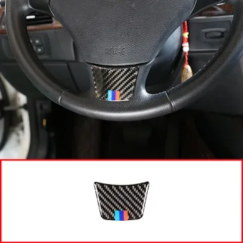 

Real Carbon Fiber Steering Wheel Trim Stickers For BMW 3 Series E90 E92 2005-2012 Car Accessories