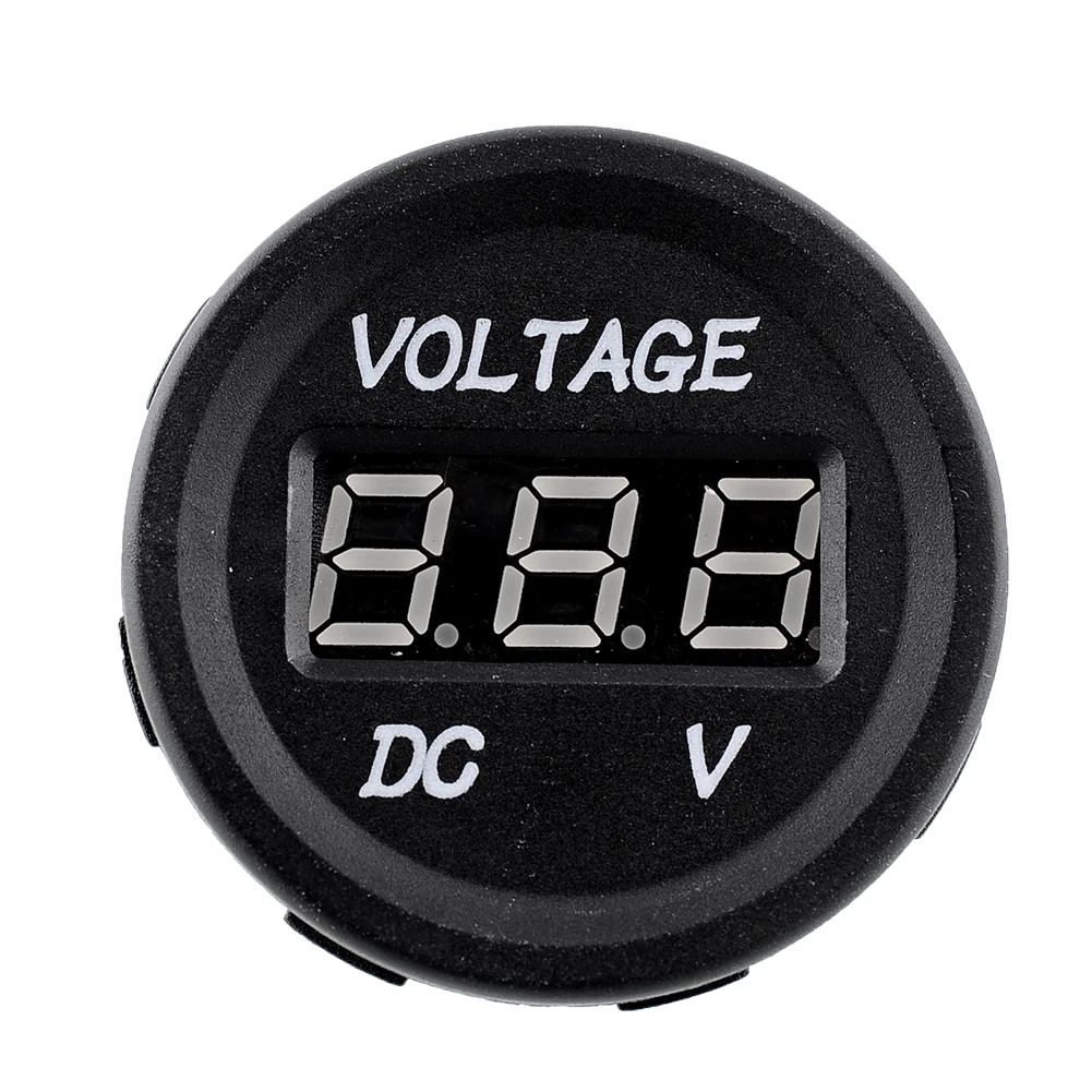 12V DC водонепроницаемый автомобильный мотоцикл синий светодиодный цифровой дисплей вольтметр Вольт