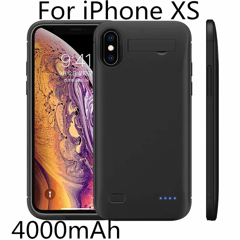 Чехол для аккумулятора для iPhone 11 Pro Max 6 6S Plus 7 8 Plus X XS Max XR, тонкий чехол 4000 мАч, чехол для зарядного устройства, внешний аккумулятор - Цвет: 22