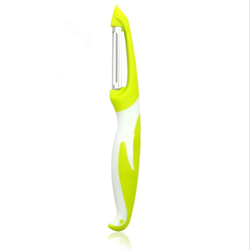 green WALFOS Vegetable Peeler Knife Cutter Potato Peeler Knife For Cleaning Vegetables Knives Cutter Grater Peelers Kitchen Gadgets - Цвет: green