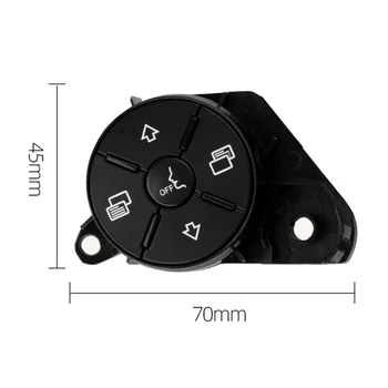 

Car Steering Wheel Buttons Cover For Mercedes Benz W251 R Class W164 ML GL 2010-2012 High Quality ABS & PC Interior Accessories