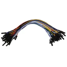 40 шт мама к мама 2,54 мм 0,1 в перемычки F/F