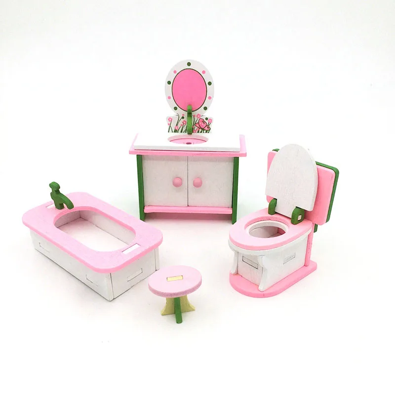 1:12 Кукольный домик миниатюрная мебель деревянная креативная ванная комната спальня ресторан для детей фигурка украшение для кукольного домика кукла - Цвет: 90556