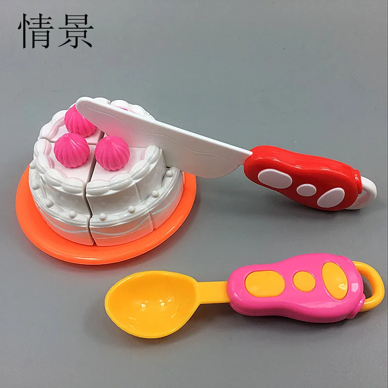 Маленький Xing Cut Гамбург ломтерезка игрушка детский игровой дом Торт резка девочки и мальчики кухня игрушка набор