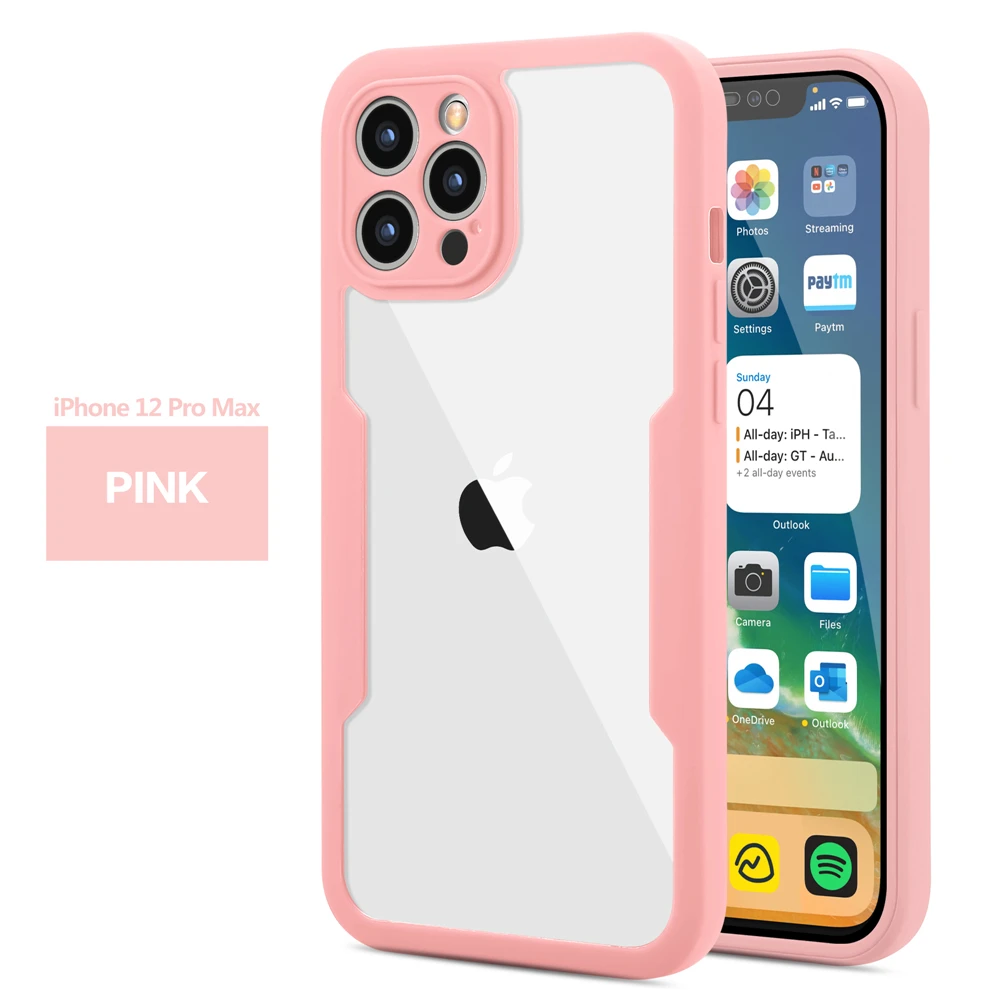 CADORABO Cover 360° Full Body, Custodia Per IPhone 15 PRO MAX ,TRANSPARENTE - Foto 9