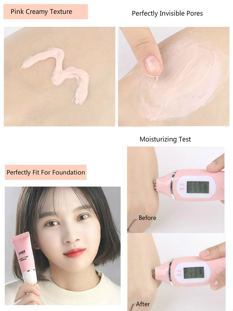 Праймер для лица Make Up Shrink Pore Primer основа гладкая для осветления лица макияж кожи невидимые поры стойкий консилер праймер TSLM1