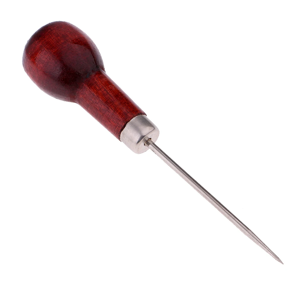 3pcs/set Wooden/Plastic Handle Awl Craft Punching Hole Tool  Tools
