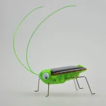 Мини Солнечный Кузнечик Таракан обучающая игрушка на солнечных батареях играть на солнечных батареях новизны игрушки для детей подарок без батареек для детей