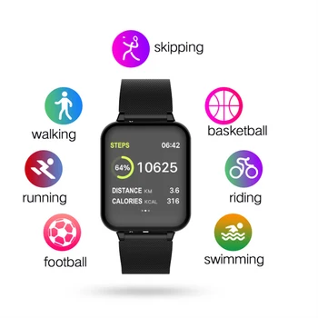 

Smart Watch Women Men Smartwatch For Android IOS Smart Clock Heart Rate Blood Pressure Monitor Fitness Tracker Waterproof Watch