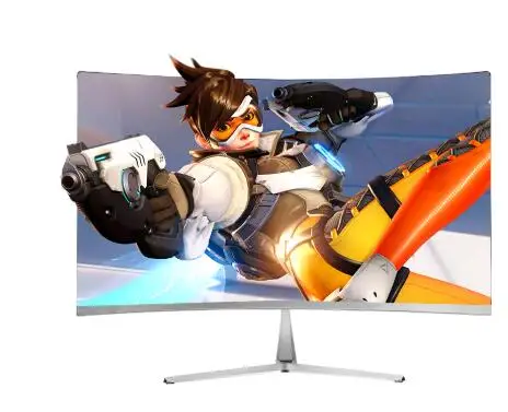 Новый стиль ультраузкий изогнутый игровой компьютерный монитор 22 24 27 дюймов 75 Гц