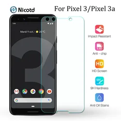Ultra - Durable 9H Hardness Tempered Glass Screen Protector - 2 Pieces Glass (For Pixel 3)