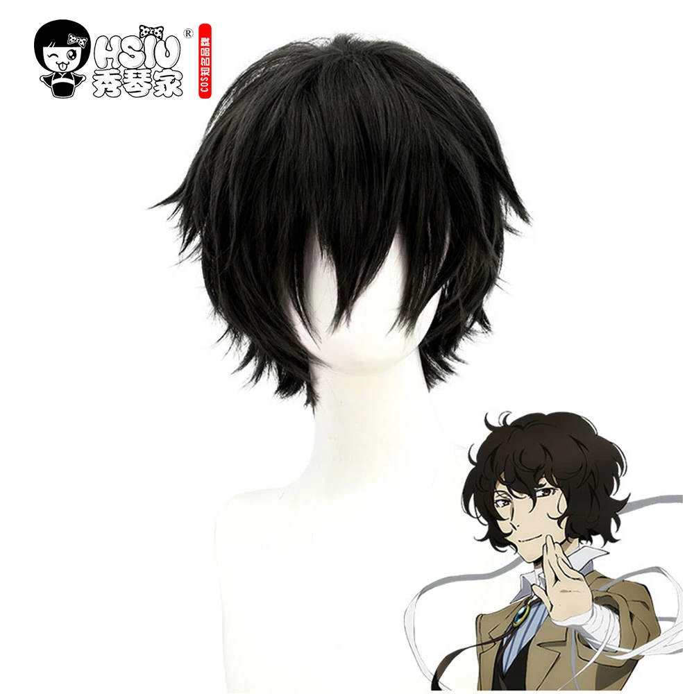 Hsiu Anime Bungo Sokak Kopekleri Cosplay Dazai Osamu Dogal Siyah Kisa Erkek Peruk Sentetik Elyaf Peruk Boys Costumes Aliexpress
