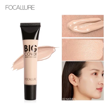 FOCALLURE 커버 리퀴드 컨실러, 보습 오일 컨트롤, 방수 컨투어 메이크업, 페이스 프라이머, 페이스 크림