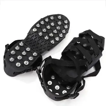 

32 Spikes Crampons Non-slip Ice Snow Climbing Anti-slip Shoe Covers Spike Cleats Crampons Overshoes