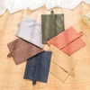 Set of 2 Hanging Napkin Holder Tissue Cloth Box Cover,Paper Towel Case Container,Ramie Cotton Fabric Storage Bag Home Decor 3