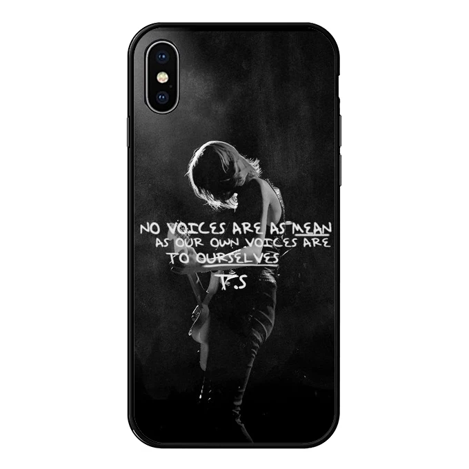 Мягкий ТПУ чехол для телефона для iPhone X 10 pop singer Taylor для iPhone 6 6S 7 8 Plus 7 8 XS MAX XR Черный силиконовый чехол