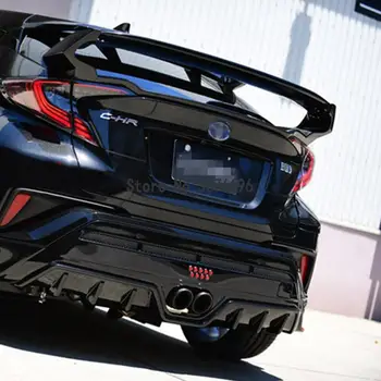 

FOR Toyota C-HR CHR IZOA spoiler ROWEN STYLE ABS Plastic Unpainted Color Rear Roof Spoiler Wing Trunk Lip Boot Cover Car Styling
