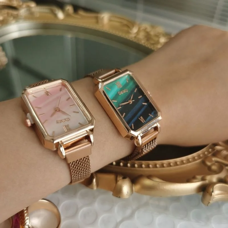 FFLACELL Vintage Punk Elastic Stretchy Quartz Finger Watch Ring Couples Rings for Women Man Hip-hop Couple Accessories