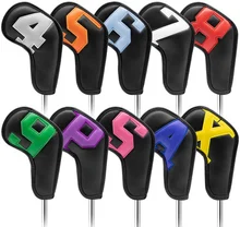 Golf Iron Covers Golf Club Head Covers Putter Protector Outdoor Sports Golf Club Protectors for Universal Men Women Can Use