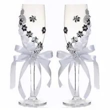 2 шт Свадебные стеклянные чашки модные поджарки Свадебные бокалы es хрустальные бокалы для шампанского бокалы для питья вина